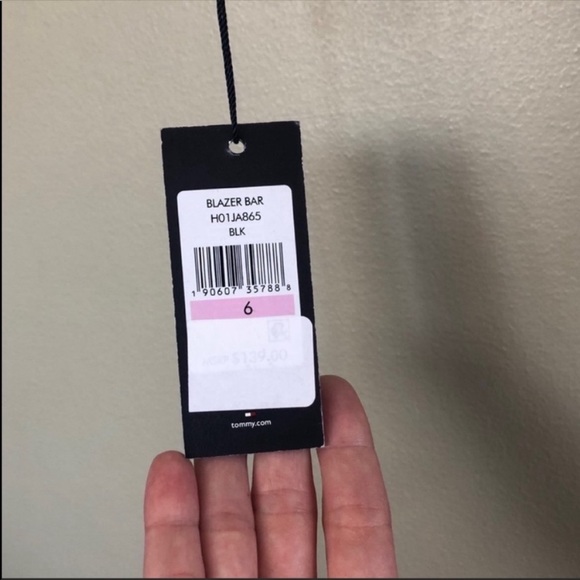 Tommy Hilfiger Double-Breasted Blazer in Black NWT - Picture 5 of 5